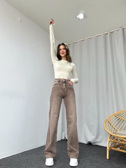 Malibu Tint Yıkama Koyu Kahve Jean