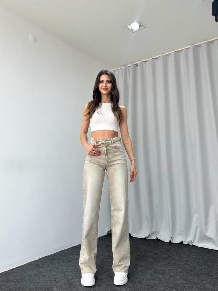 Malibu Tint Yıkama Kahve Jean