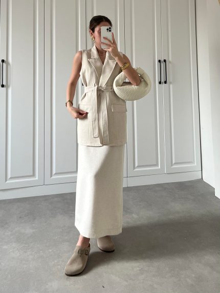 Taş Keten Pinterest  Etekli Takım