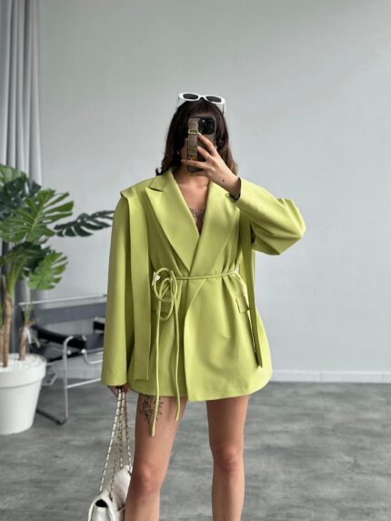 Yeşil Mila Premium Ceket