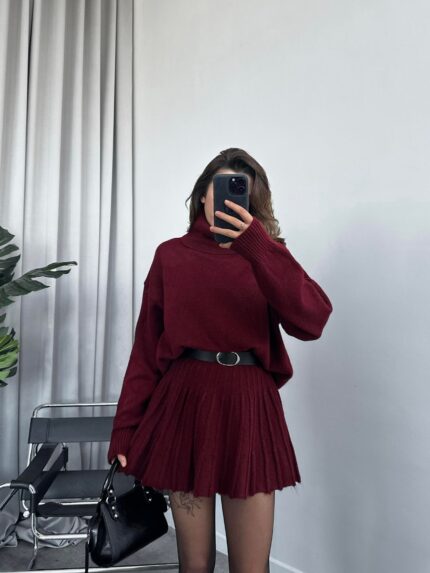 Playa Bordo Triko Etekli Takım